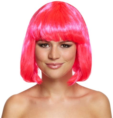 pink wig party store