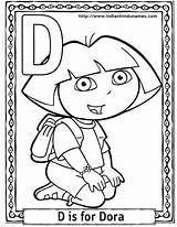 Coloring Dora Pages Sheets Cartoon Explorer Cartoons Alphabets Alphabet School Characters Sheet Activity Teachers Favorites Afkomstig Van sketch template
