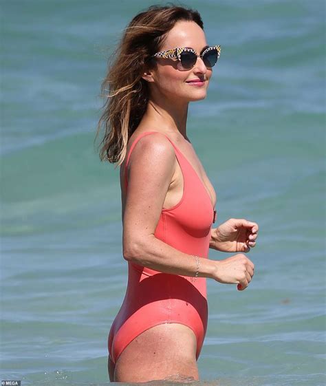 Giada De Laurentiis In A Red Bikini At A Beach In Miami 02 Gotceleb