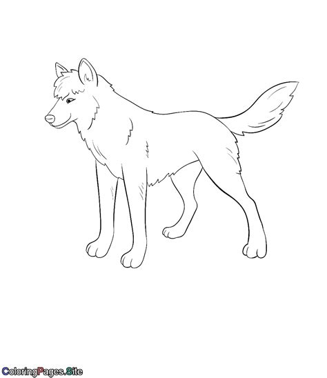 wolf coloring page coloring pages