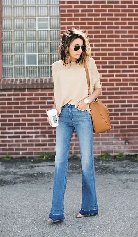 Flared Jeans Trend 17 Ways To Wear Them This Year