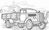Coloring Pages Truck Boys Blitz Opel Rocks sketch template