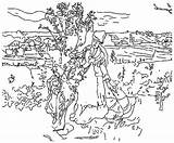 Coloring Pages Morisot Berthe Coloriage Choose Board Colouring sketch template