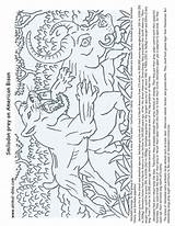 Coloring Animal Print Smilodon sketch template