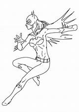 Batgirl Pintar Ausmalbilder Batman Superheroes Acessar Ausmalen Harley Adult sketch template