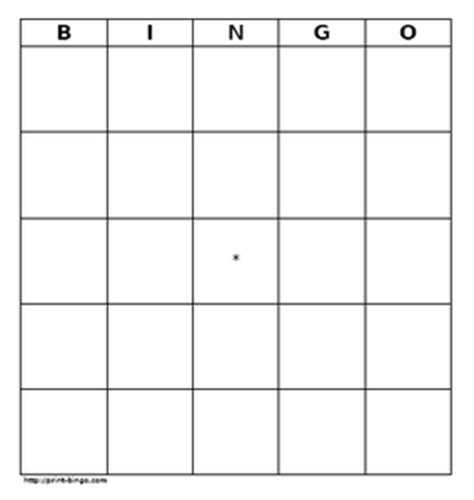 bingo card blank  images  clkercom vector clip art