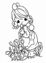 Coloring Pages Kids Printable Book Precious Moments Print Books sketch template
