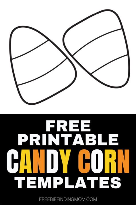 printable candy corn template
