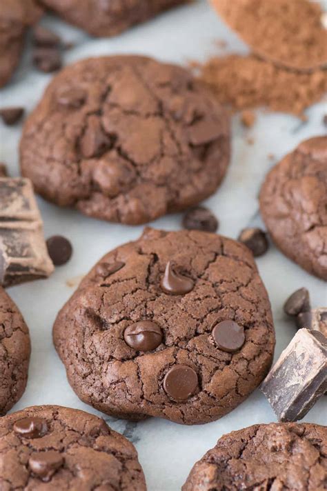 chocolate drop cookies cocoa powder