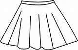 Jupe Clipart Dory Colorier Skirt Fille Vetements Colorir Pantalon Desenhar Coloriages Provenance sketch template