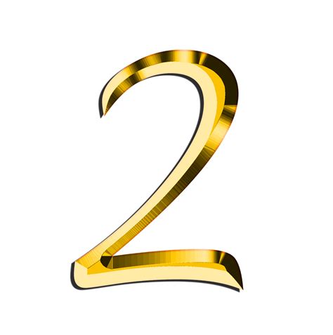 golden number  transparent png stickpng