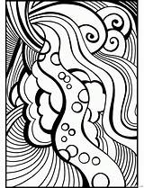 Coloring Abstract Pages Adult Printable Print Teenagers Adults Color Coloring4free sketch template