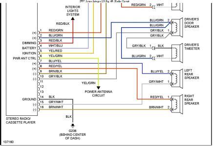 acura integra wiring diagram siwire  acura legend wiring diagram   clockwise