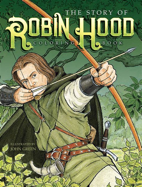 story  robin hood coloring book dover books