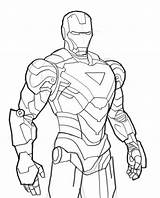 Coloring Pages Iron Man Mark Printable Drawing Marvel Ironman Lego Avengers Print Line Drawings Pdf Color Colouring Easy Sheets Suit sketch template