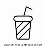 Desenho Refrigerante Drinque Suave sketch template