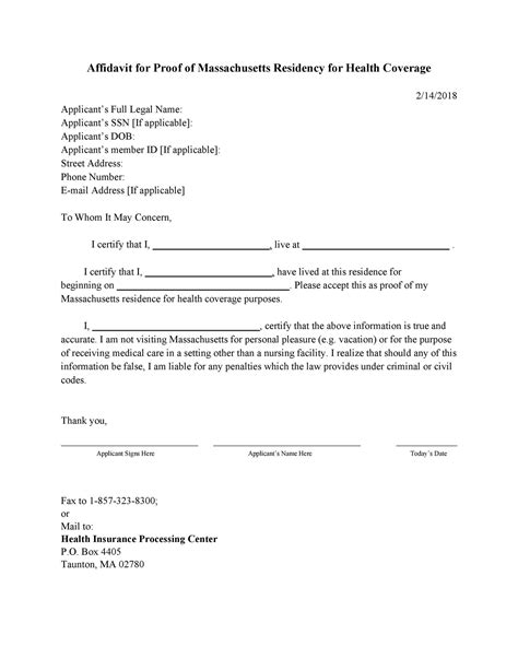 proof  residence letter onvacationswallcom