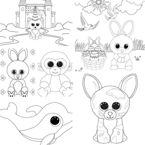 printable beanie boo coloring pages find   printable