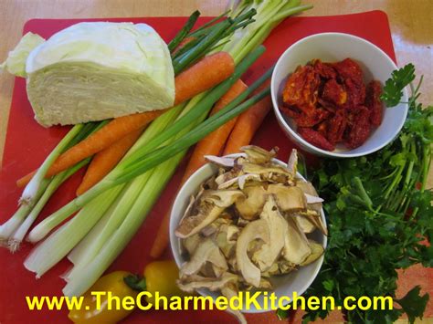 vegetable soup base  charmed kitchen
