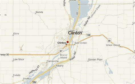 clinton iowa location guide