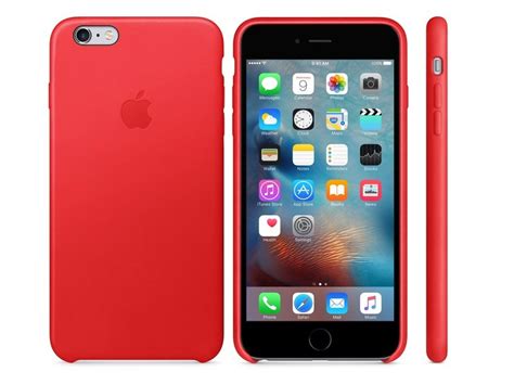 Apple S Leather Iphone 6s And 6s Plus Cases Now Come In Product Red