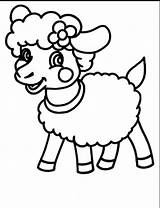 Pages Coloring Sheep Kids Preschool Clipartmag Drawing sketch template
