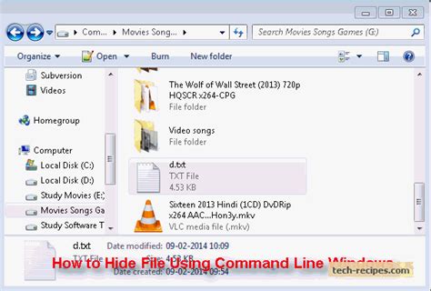 smart creative hide files and folders in windows using