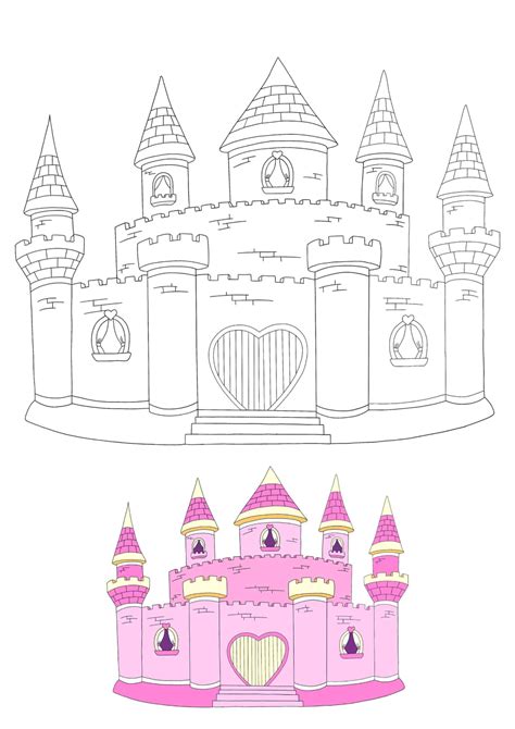 princess castle coloring pages   coloring sheets  princess
