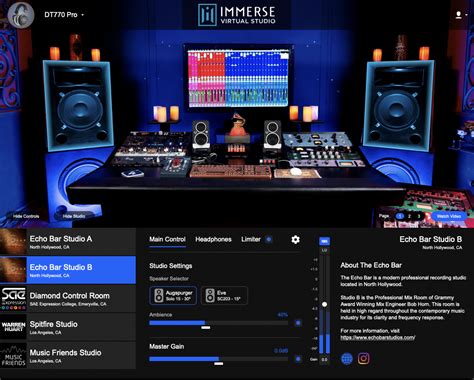 req embody immerse virtual studio  access audioz