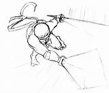 Pose Fighting Fight Drawing Chou Ty Swordsman Tmnt Raph Px Getdrawings sketch template