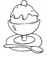 Ice Cream Coloring Pages Sandwich Sundae Kids Color Getcolorings Printable Print Template sketch template