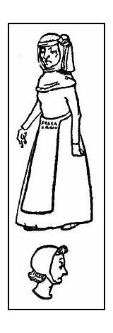 Edward 1327 Second Calthrop 1307 Era Hair Woman Fashion 1066 1300s Man Dion Clayton Costume sketch template