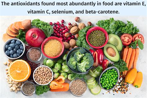 vegetables and fruits high in antioxidants encycloall