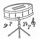 Drum Snare Kolorowanki Instrumenty Werbel Muzyczne Conga Percussions Darmowe sketch template
