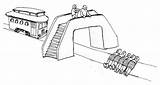 Trolley Problem Fat Man Variation Train Bridge Guy Set sketch template