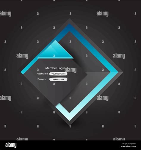 vector business login page background  black stock vector art