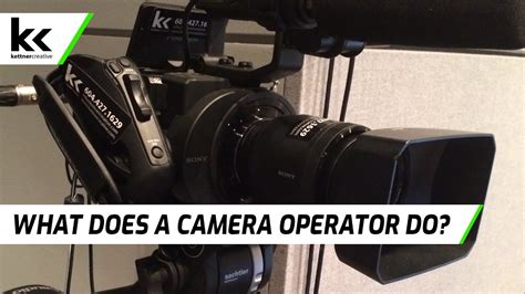camera operator  youtube