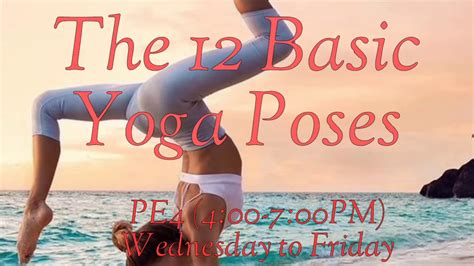 basic yoga poses youtube
