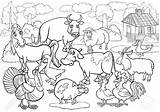 Farm Coloring Pages Zoo Animals Visit Animal sketch template
