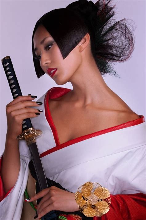love you female samurai katana girl warrior woman