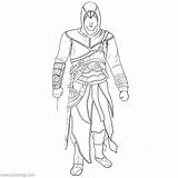 Creed Altair Linear Xcolorings Ezio Flag sketch template