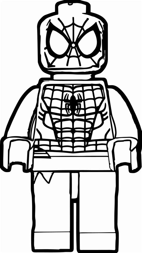 lego man coloring page awesome spider man lego coloring page