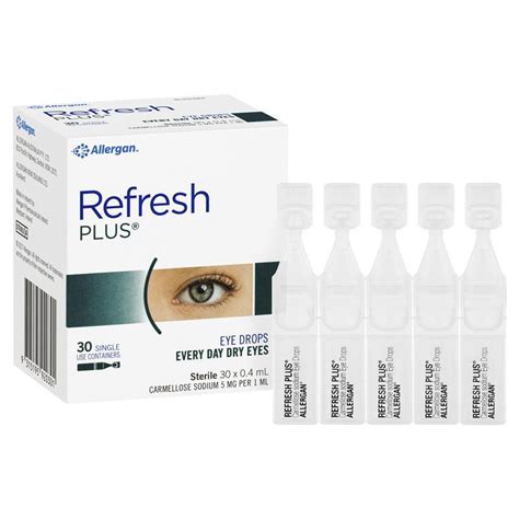 Buy Refresh Plus Preservative Free Eye Drop 0 4ml 30 Vials Online At
