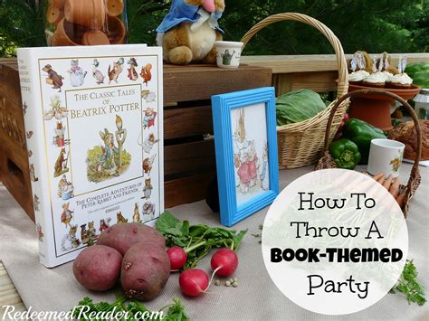 throw  book themed party celebrate  day