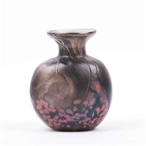 Antique Art Deco Glass Vase Antique Weapons Collectibles Silver