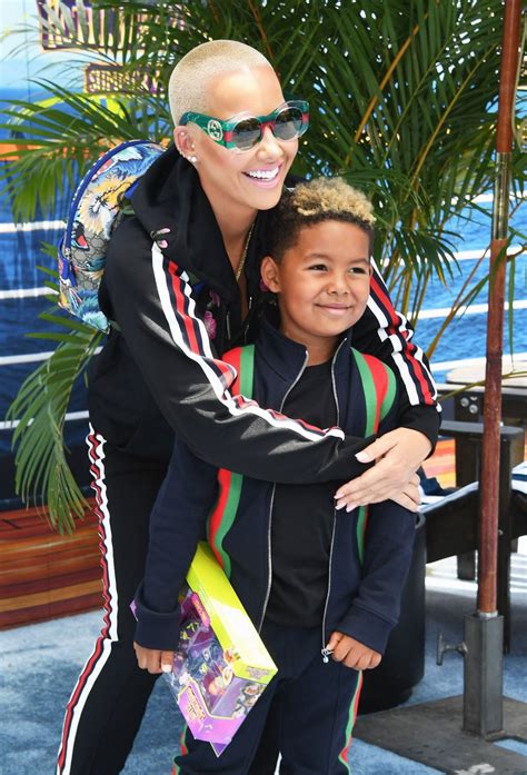Amber Rose Allows 5 Year Old Son To Curse But Wishes He Wouldn’t Use N