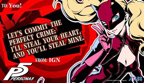 Persona 5 Valentine Generator Lets You Steal That Special Someone’s