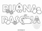 Buona Pasqua Colorare Scritta Tuttodisegni sketch template