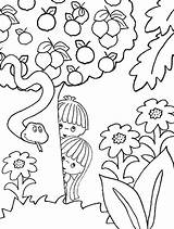 Eve Coloring Pages Getdrawings sketch template