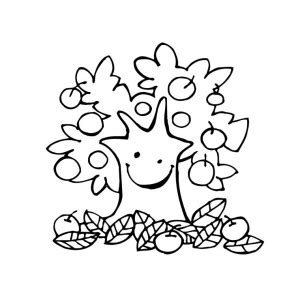 trees  printable coloring pages  kids